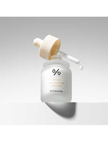 Dr.Ceuracle Vegan Niacin & Rice Ampoule Ампульная сыворотка для выравнивания тона с ниацинамидом и экстрактом риса
