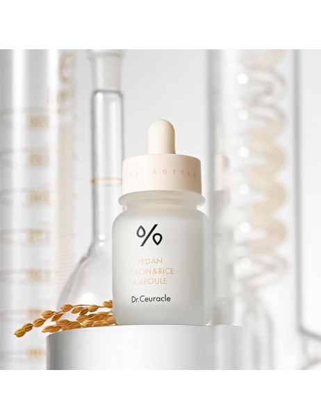 Dr.Ceuracle Vegan Niacin & Rice Ampoule Ампульная сыворотка для выравнивания тона с ниацинамидом и экстрактом риса