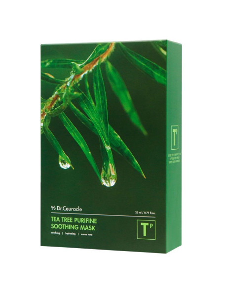 Dr.Ceuracle Tea Tree Purifine Soothing Mask Успокаивающая маска с экстрактом чайного дерева