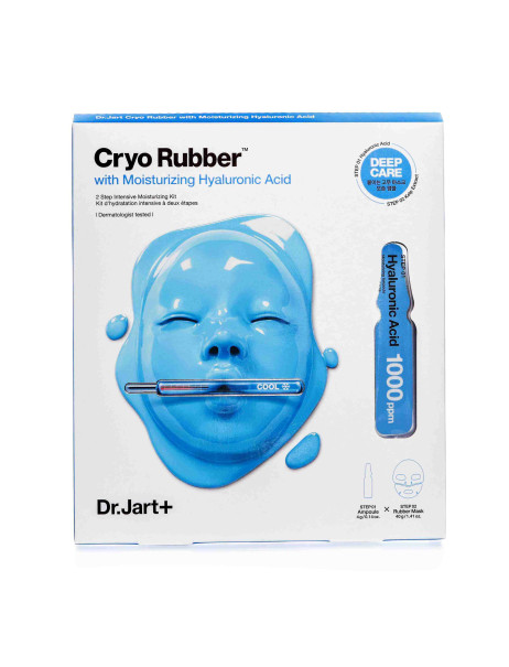 Dr. Jart+ Cryo Rubber with Moisturizing Hyaluronic Acid Альгінатна глибокозволожуюча маска з гіалуроновою кислотою