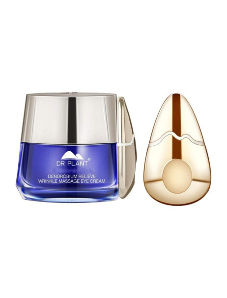 DR.PLANT Relief Wrinkle Eye Cream Крем навколо очей з вібраційним масажером