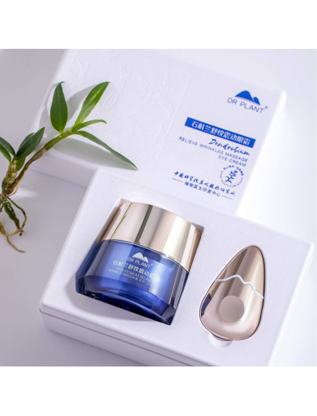 DR.PLANT Relief Wrinkle Eye Cream Крем навколо очей з вібраційним масажером