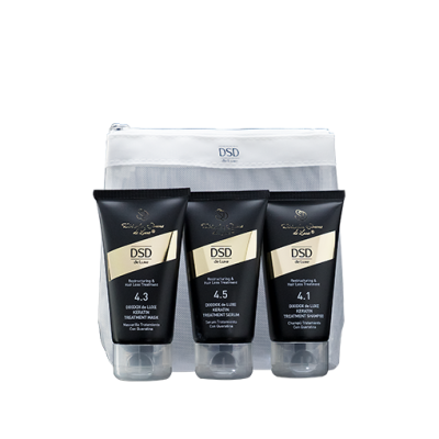 DSD De Luxe Travel Size Тревел-набір (маска з кератином, шампунь і сироватка) 