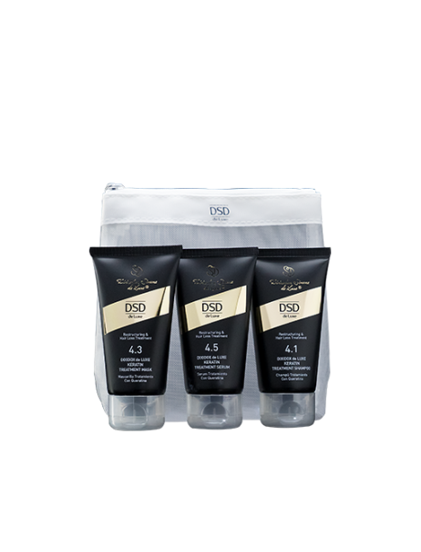 DSD De Luxe Travel Size Тревел-набір (маска з кератином, шампунь і сироватка)