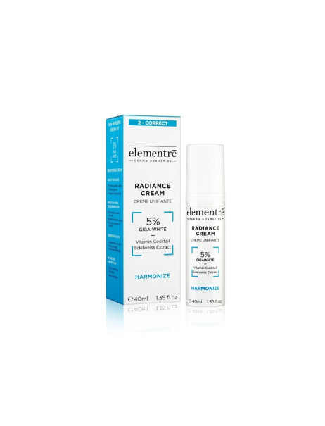Elementre Radiance Cream 5% Giga-White Крем для сяйва шкіри обличчя
