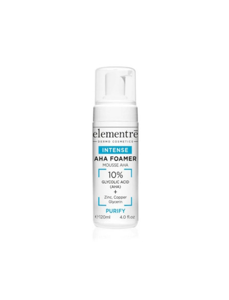Elementre AHA Foamer 10% Alpha Hydroxy Acid Пенка для умывания с AHA-кислотами 10% и цинком