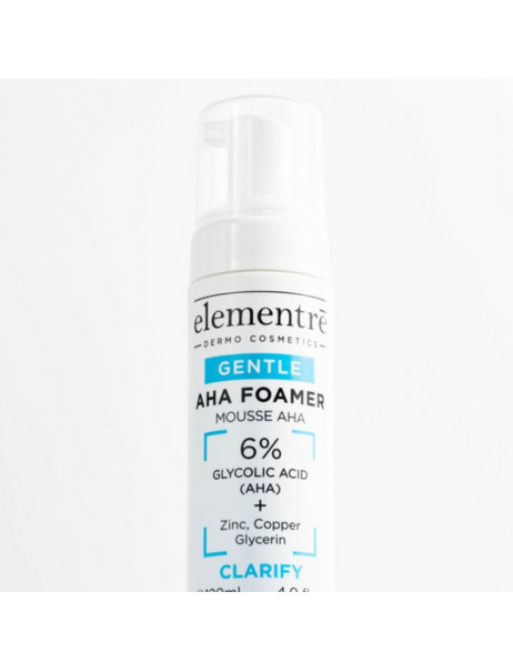Elementre AHA Foamer 10% Alpha Hydroxy Acid Пенка для умывания с AHA-кислотами 10% и цинком