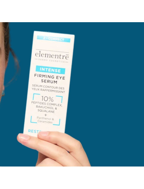 Elementre Firming Eye Serum 10% Peptides, Bakuchiol, Squalane Зміцнююча сироватка для очей