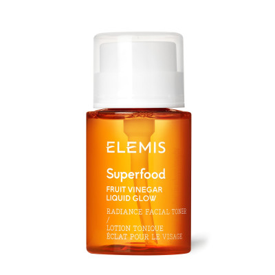 Elemis Superfood Fruit Vinegar Liquid Glow Суперфуд тонер для сяйва шкіри з фруктовими АНА-кислотами і пребіотиками