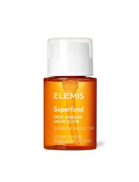 Elemis Superfood Fruit Vinegar Liquid Glow Суперфуд тонер для сяйва шкіри з фруктовими АНА-кислотами і пребіотиками