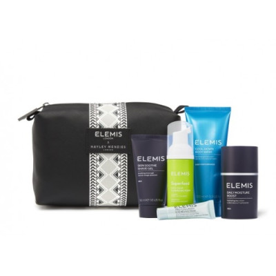 Elemis x Haley Menzies Travel Collection For Him Чоловічий лімітований тревел-набір у дизайнерській косметичці