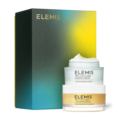 Elemis The Pro-Collagen Perfect Partners Cleanse & Moisturise Duo Ідеальні партнери Про-Колаген для очищення та зволоження обличчя