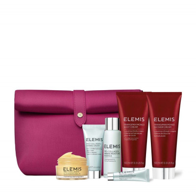 Elemis The Essential Travel Collection Face & Body Favourites Колекція фаворитів для обличчя та тіла у люкс косметичці