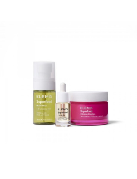 Elemis Superfood Essential Routine Подарочный набор Яркое трио суперфуд для питания кожи