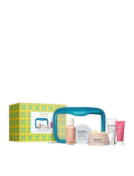 Elemis Kit: The Prep, Prime & Glow Gift On-The-Go Skincare Fan Favourites Культові фаворити для здоров'я та сяйва шкіри