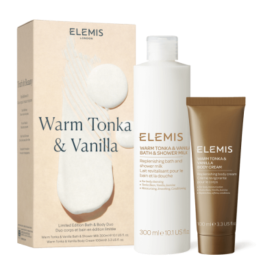 Elemis Warm Tonka & Vanilla Body Duo Kit Дуэт для тела Ароматный миндаль и ваниль