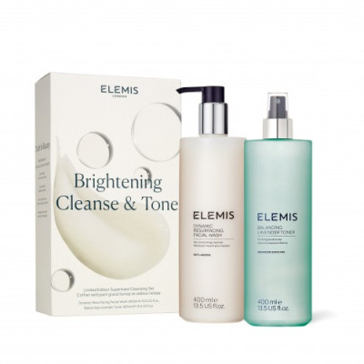 Elemis Brightening Cleanse & Tone Kit Набір Очищення-шліфування та тонізація шкіри (супероб'єми)