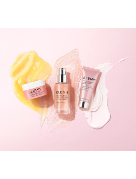 Elemis Pro-Collagen Rose Plumping Routine Kit Тріо для зволоження та заспокоєння шкіри з Трояндою
