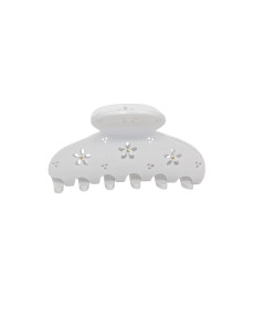 Emi Jay Lil Effing Clip in Blanc Petal Eyelet Средний крабик для волос - Написать отзыв