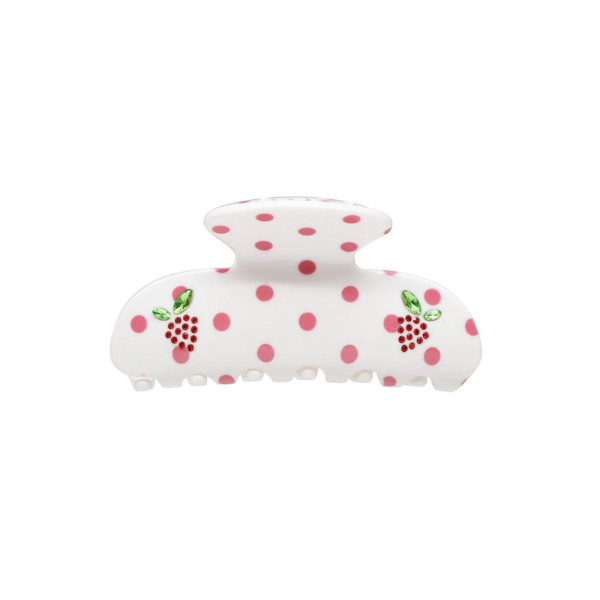 Emi Jay Sweetheart Clip in Coconut Berry Dot Крабик для волосся