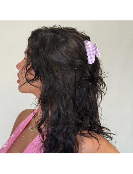 Emi Jay Sweetheart Clip in Daisy Pink Picnic Крабик для волос
