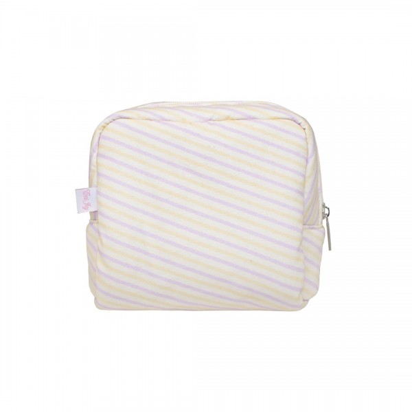 Emi Jay Linen Pouch in En Route Лляна косметичка