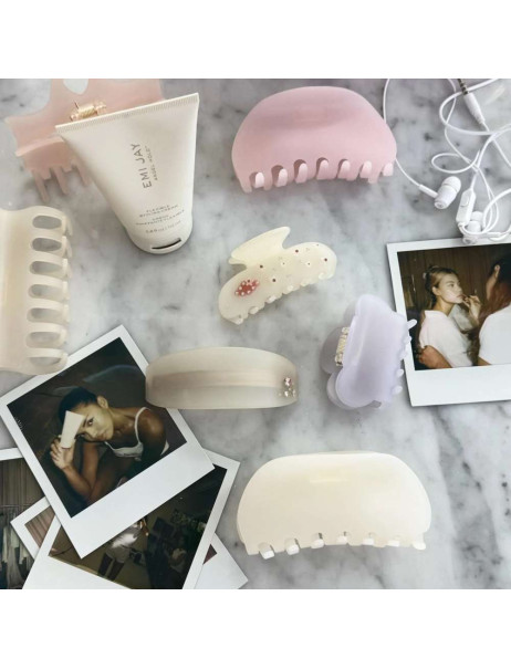 Emi Jay Half Moon Clip in Pink Smoke Крабик півмісяць для волосся