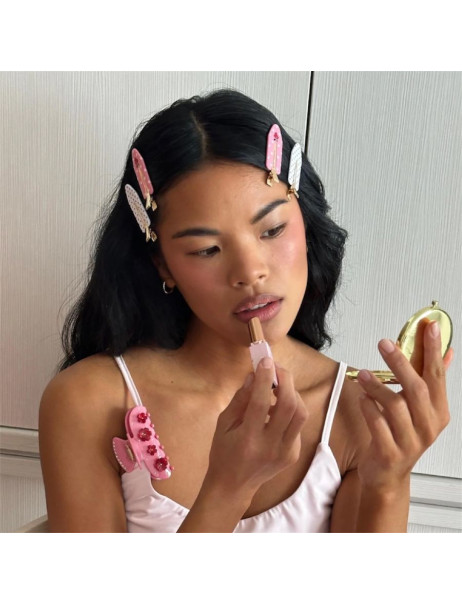 Emi Jay Sweetheart Clip in Lychee Berry Dot Крабик для волос