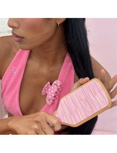 Emi Jay Bamboo Paddle Brush in Lychee Baby Бамбукова щітка для волосся