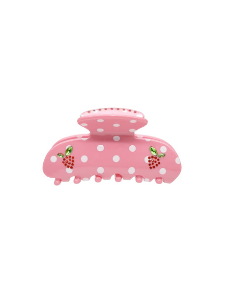 Emi Jay Sweetheart Clip in Lychee Berry Dot Крабик для волос