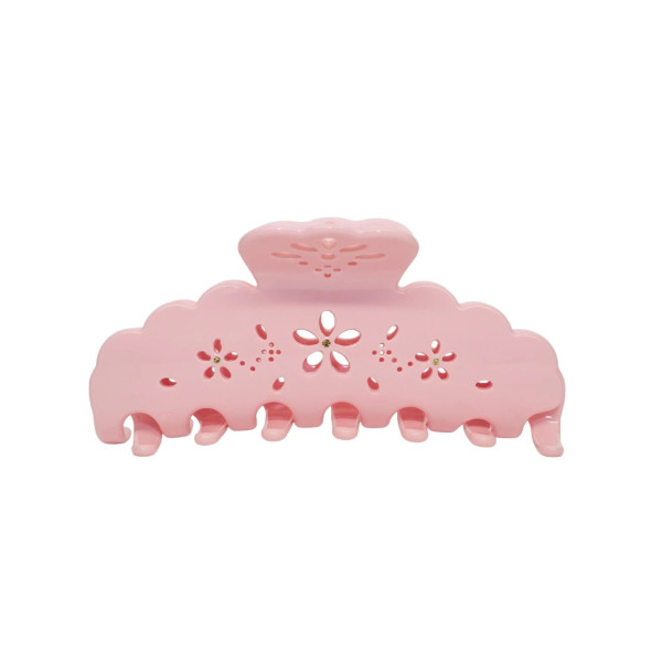 Emi Jay Big Effing Clip in Rose Fleur Eyelet Большой крабик для волос