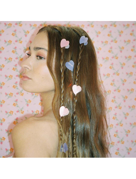Emi Jay Baby Heart Clip Set in Sweet Набір крабиків