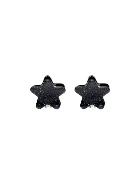 Emi Jay Baby Star Clip Set in Black Tinsel Набор крабиков