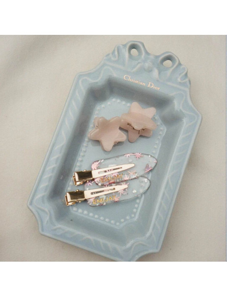 Emi Jay Baby Star Clip Set in Blush Набор крабиков