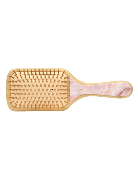 Emi Jay Bamboo Paddle Brush in Pink Chantilly Бамбукова щітка для волосся