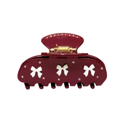 Emi Jay Sweetheart Clip in Bordeaux Prima Donna Крабик для волосся