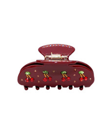 Emi Jay Sweetheart Clip in Bordeaux Cherry Pie Крабик для волос - Написать отзыв