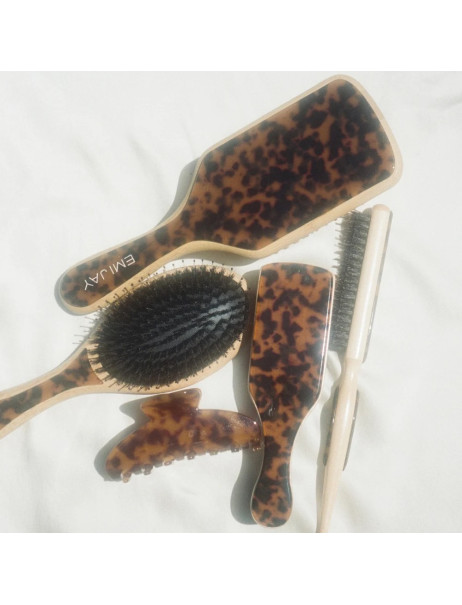 Emi Jay Flat Brush in Tortoise Овальна щітка для волосся