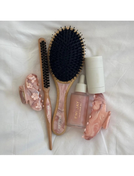 Emi Jay Flat Brush in Pink Chantilly Овальная щетка для волос