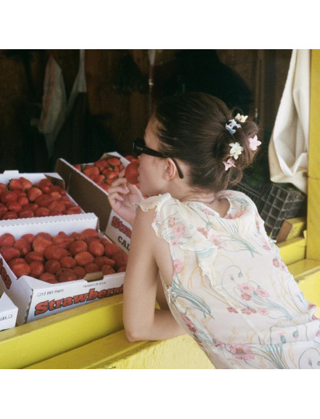 Emi Jay Baby Super Bloom Clip Set in Jelly Lemon Набір крабиків