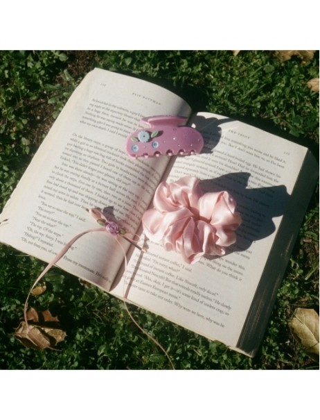 Emi Jay Sweetheart Clip in Mauve Bloom Крабик для волос