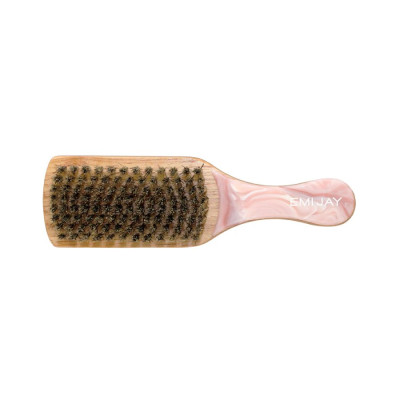 Emi Jay Mini Boar Bristle Brush in Pink Chantilly Мини щетка для волос