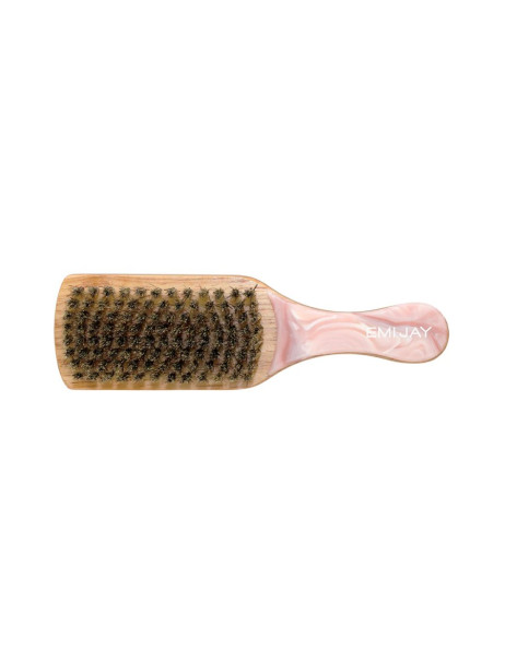Emi Jay Mini Boar Bristle Brush in Pink Chantilly Мини щетка для волос