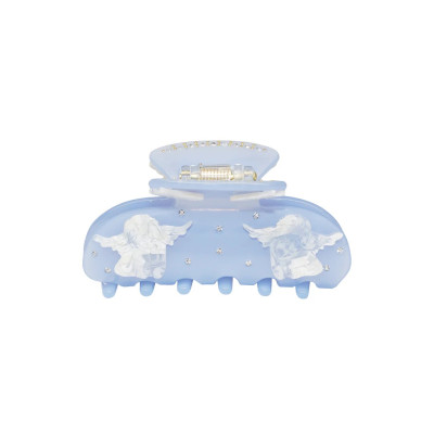 Emi Jay Sweetheart Clip in Blue Angel Wings Крабик для волос