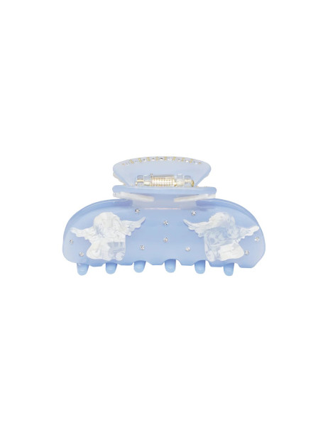 Emi Jay Sweetheart Clip in Blue Angel Wings Крабик для волос