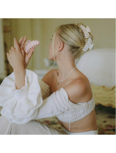 Крабик для волосся Emi Jay Sweetheart Pink Angel Food