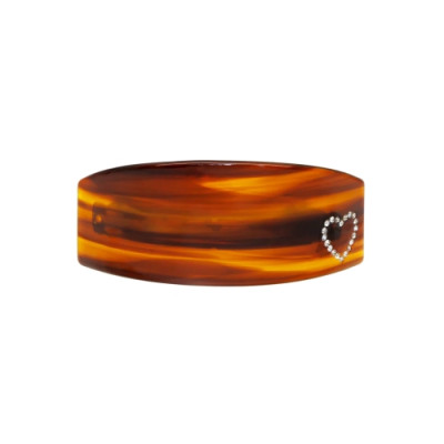 Emi Jay Ponytail Barrette in Tortoise Heart Заколка для волос