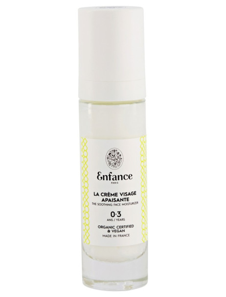 Enfance Paris La Crème Visage Apaisante 0-3 ans Заспокійливий крем для обличчя для дітей 0-3 роки
