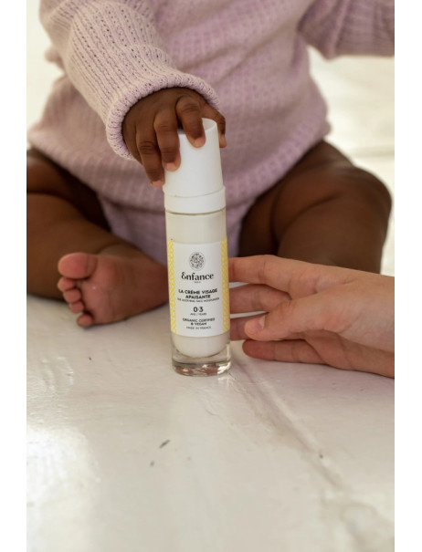 Enfance Paris La Crème Visage Apaisante 0-3 ans Заспокійливий крем для обличчя для дітей 0-3 роки