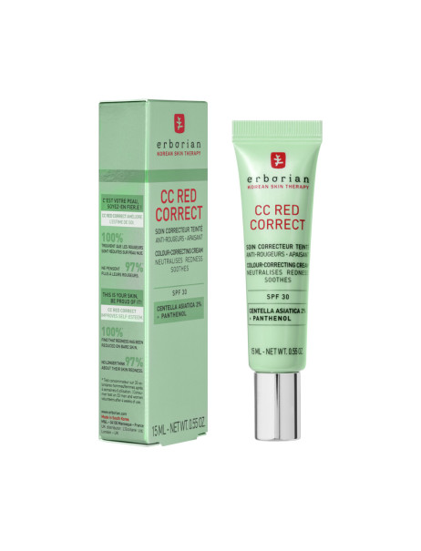 Erborian CC Red Correct Корегуючий крем для обличчя (оновлена формула)